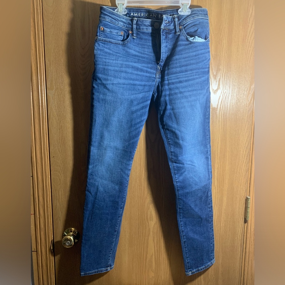 American Eagle Outfitters Mens Blue Athletic Jeans